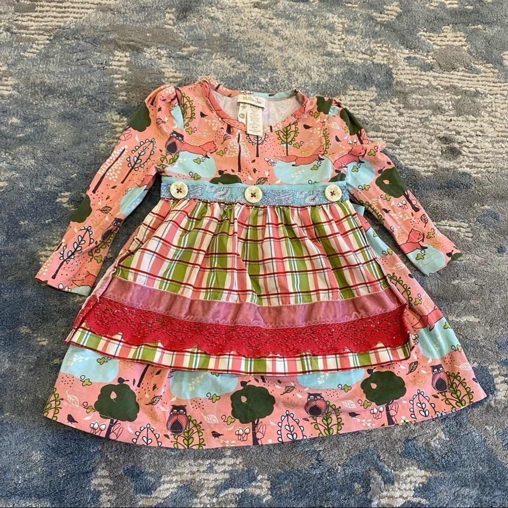 Matilda Jane Magic Woodland Dress Fox Owl 18 m - Picture 2 of 7